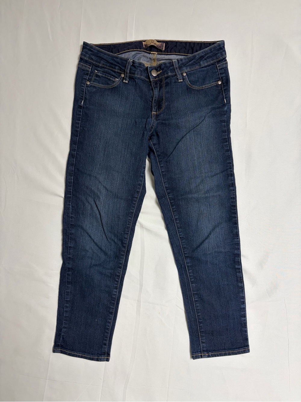 Dark Blue Women’s Slim Capri jeans